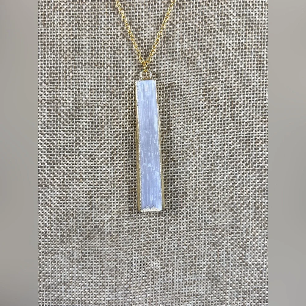 Selenite Necklace